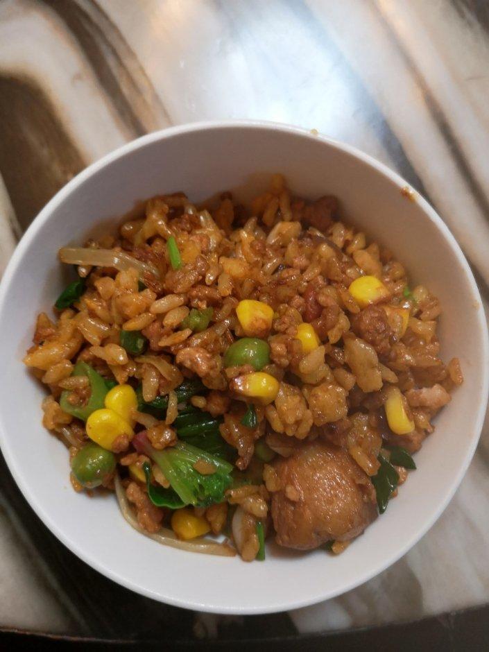 【蛋奶素】酱油炒饭