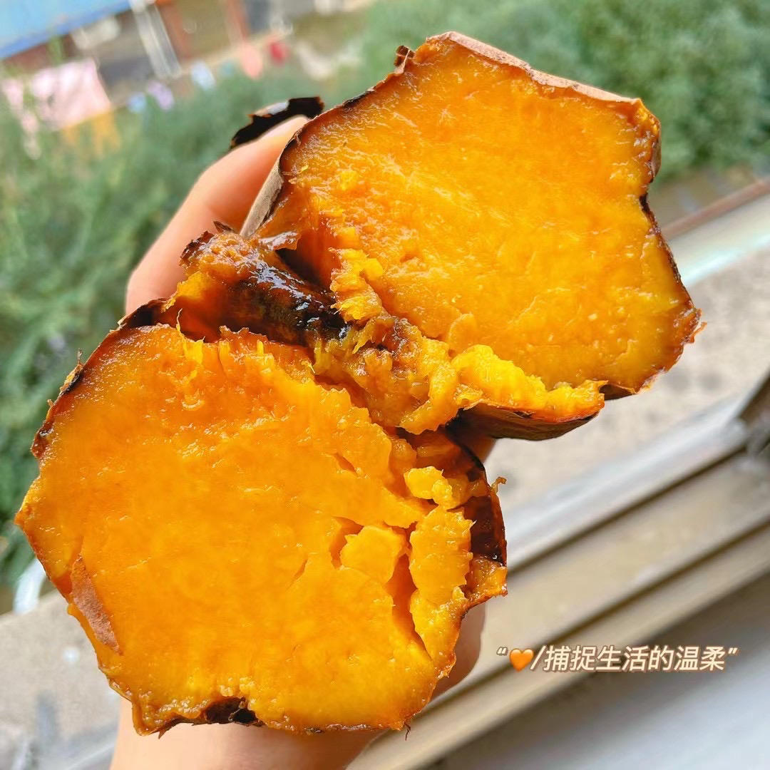 家庭焦香烤番薯（无需烤箱）