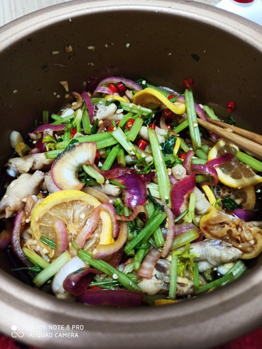 抖音网红百香果柠檬凤爪