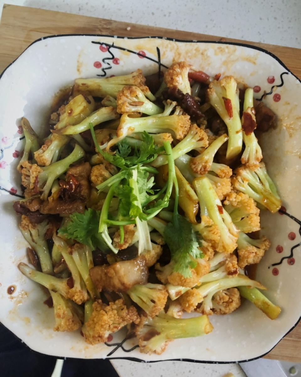 干锅沙茶酱花菜