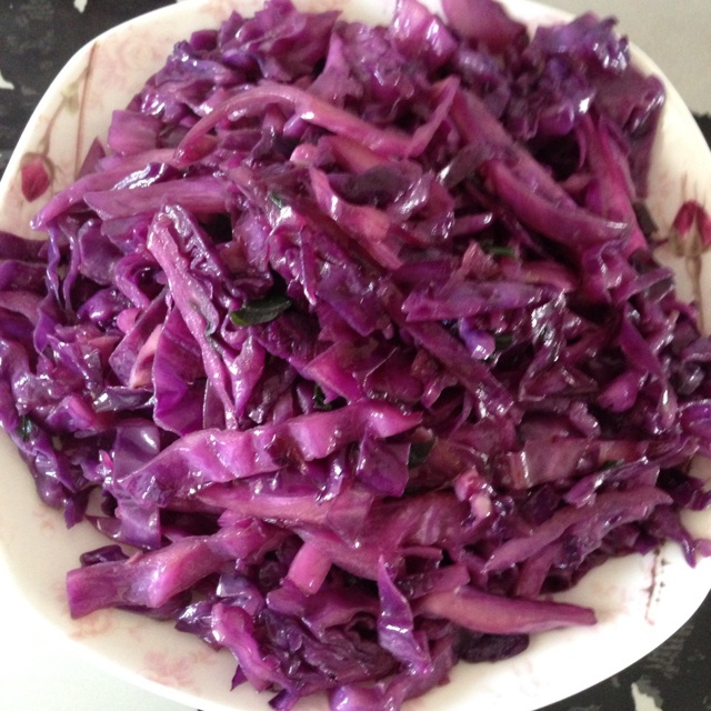 时间是片海做的炒紫甘蓝