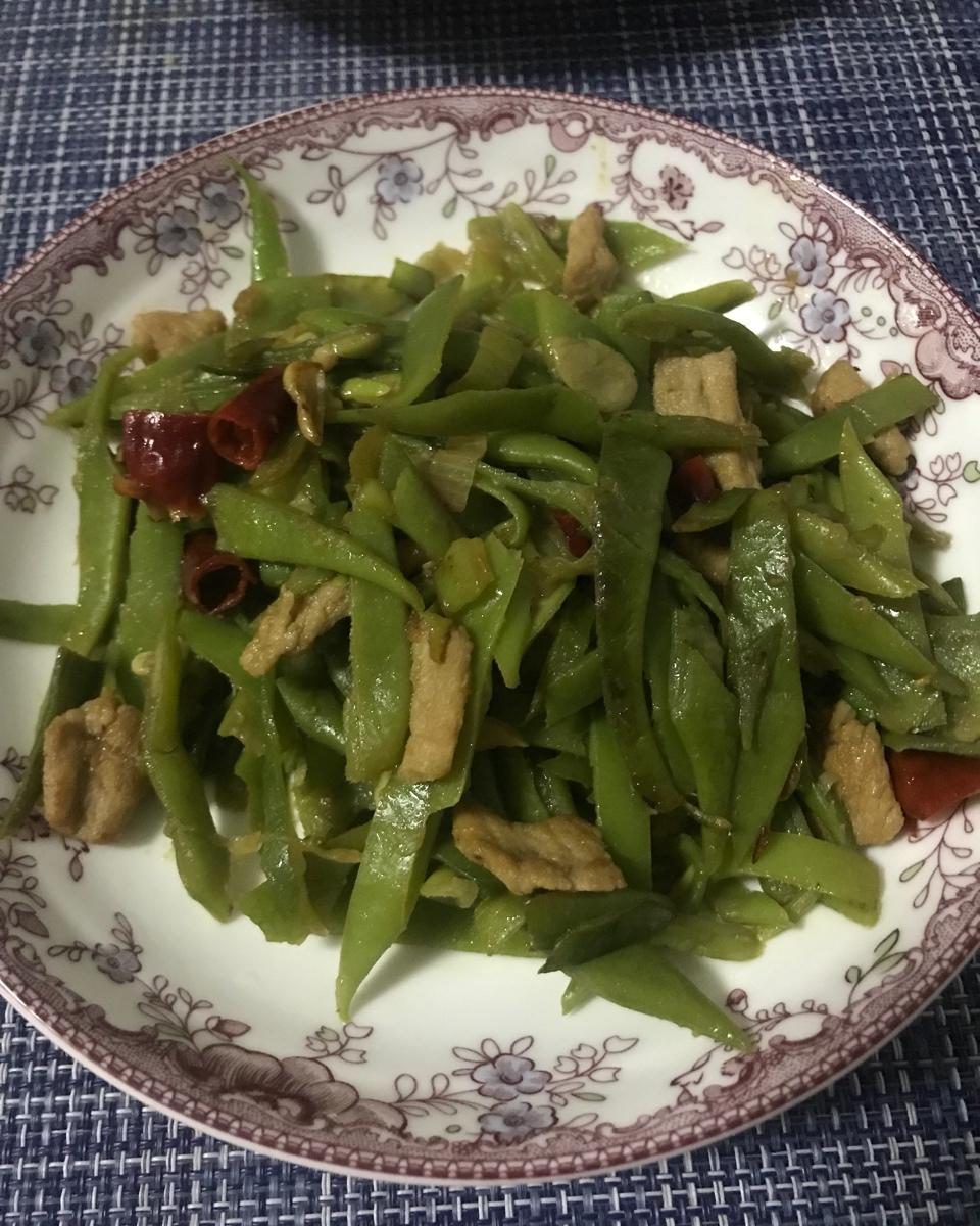 豆角丝炒肉