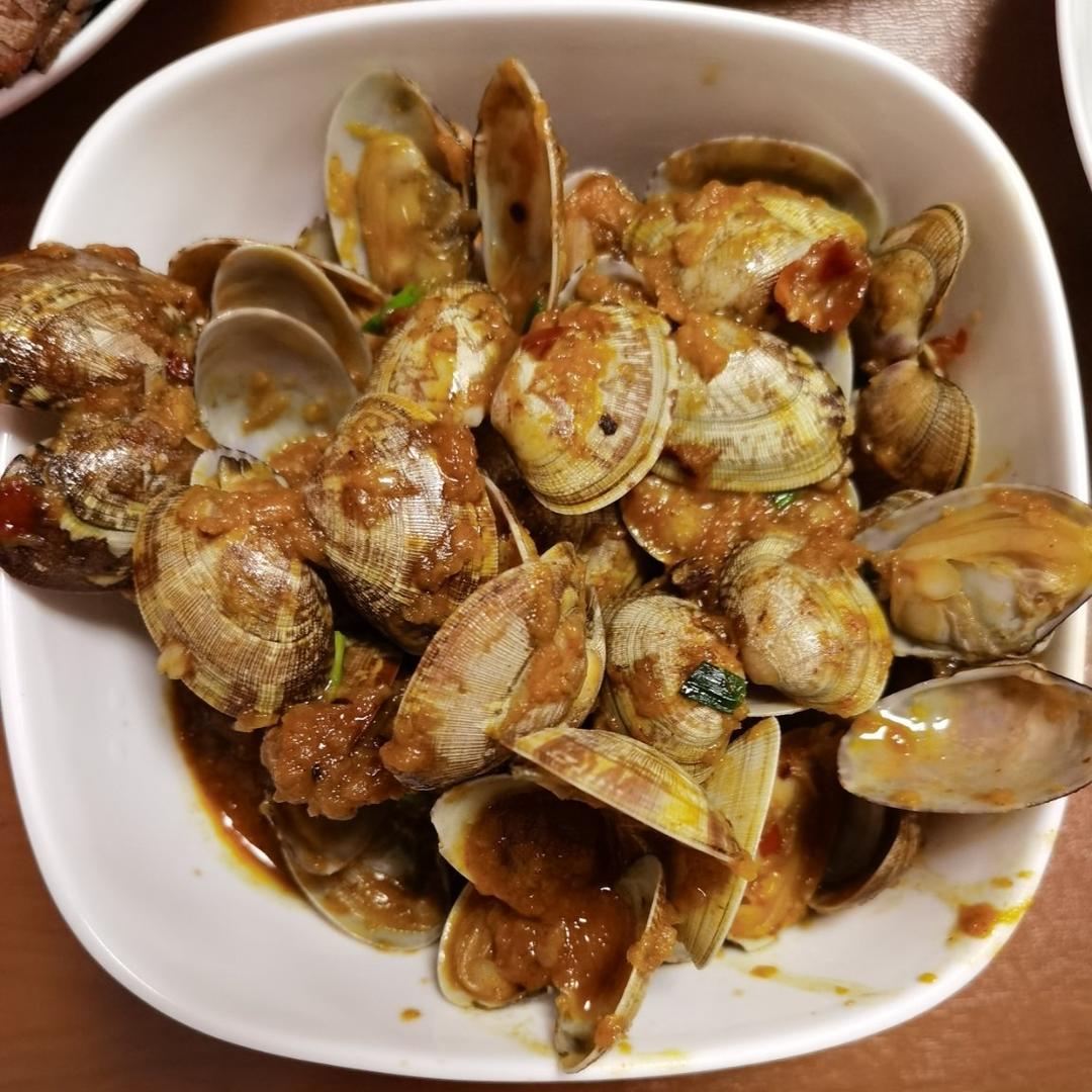 家常蒜蓉花甲（蛤蜊）蒜蓉花蛤饭店口感