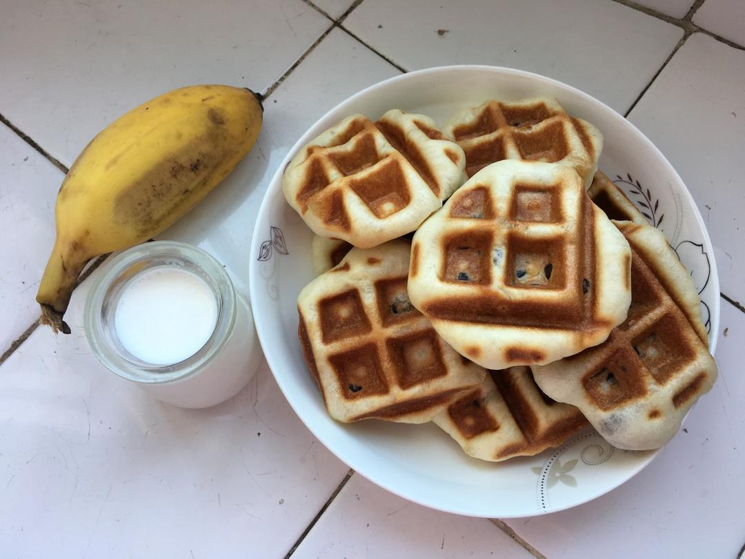 紫米华夫饼