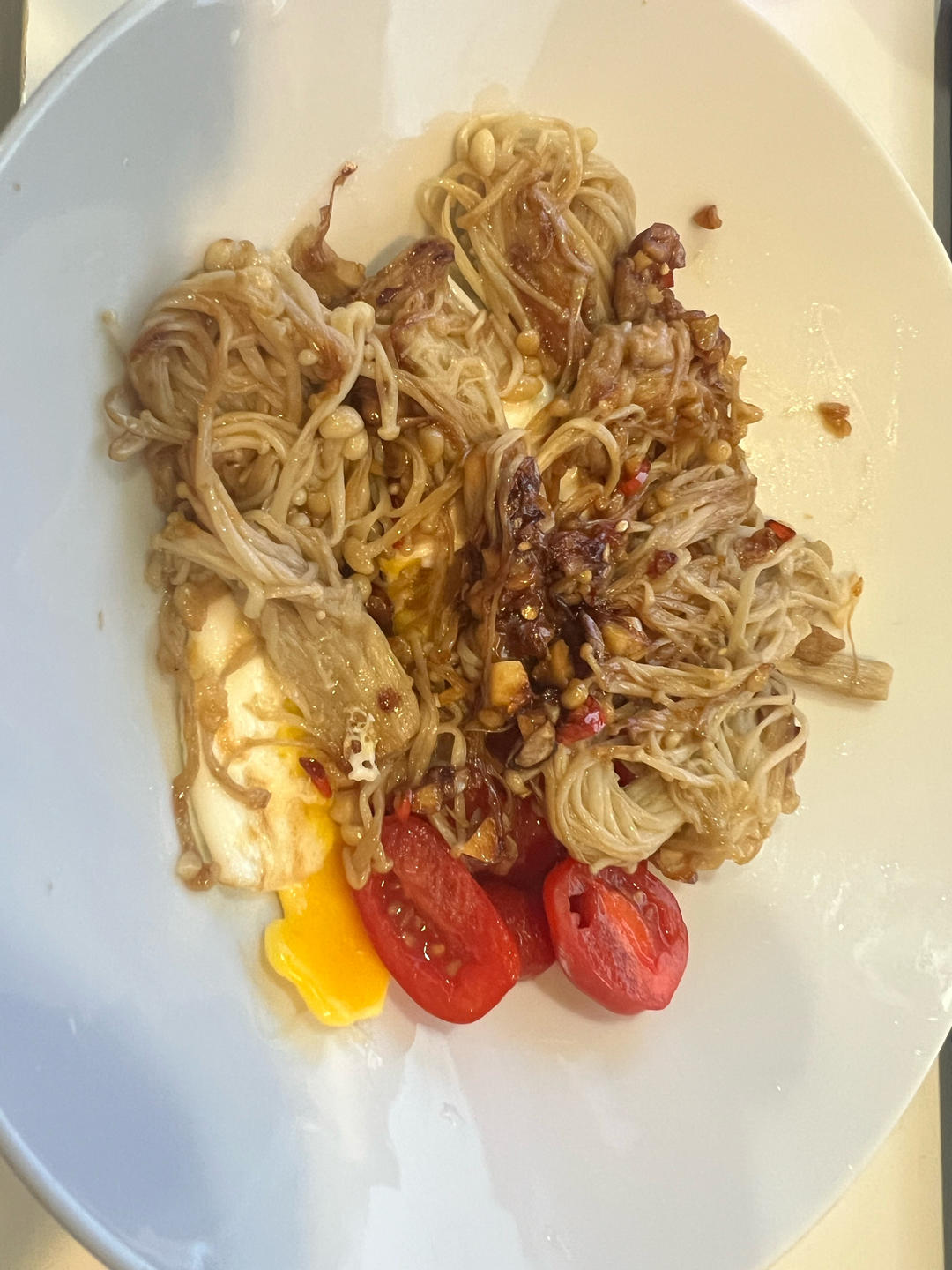 锅烤金针菇