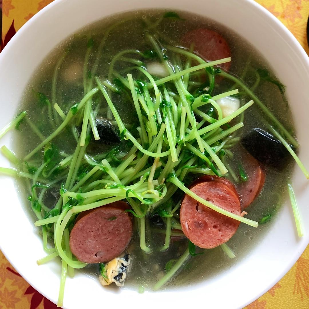 【上汤豆苗】特色粤菜，爽口解腻，鲜美好吃