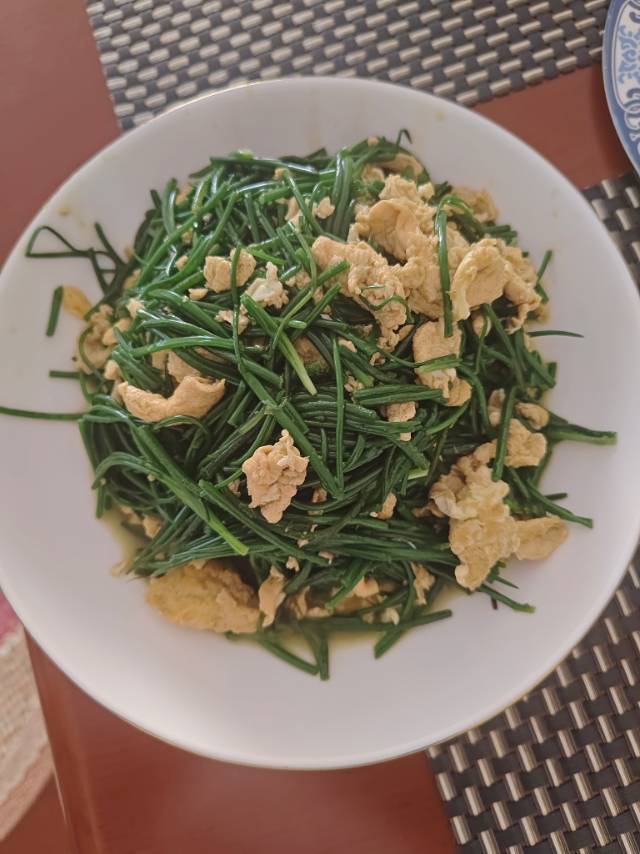 我炒了一盘世上最昂贵的葱：沙葱炒鸡蛋