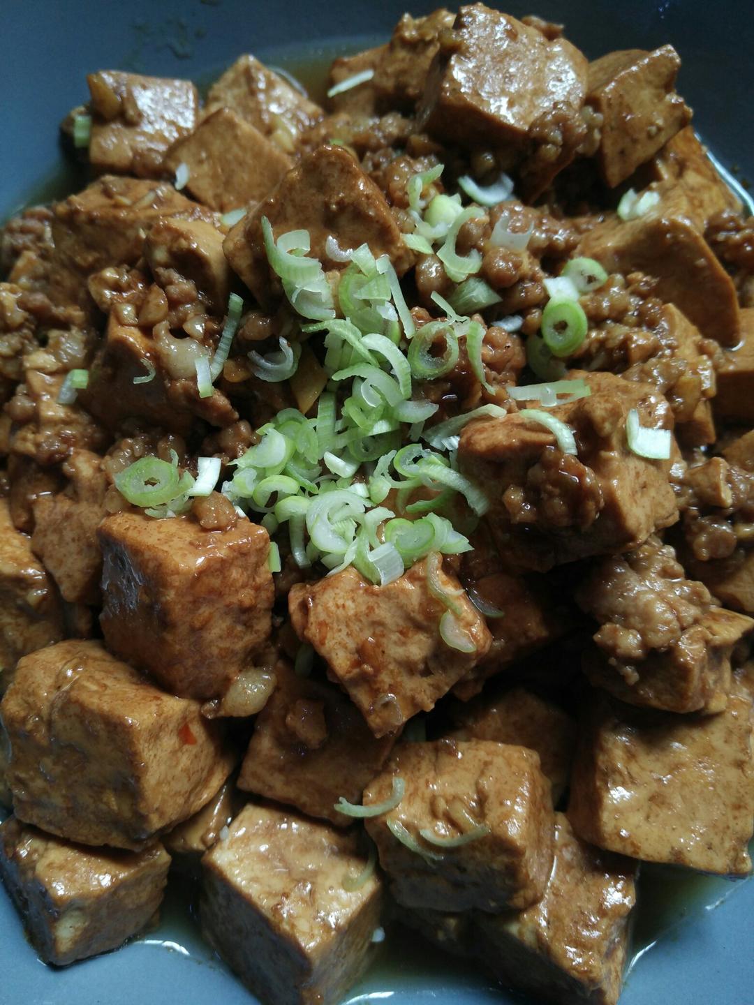 家常红烧肉末豆腐