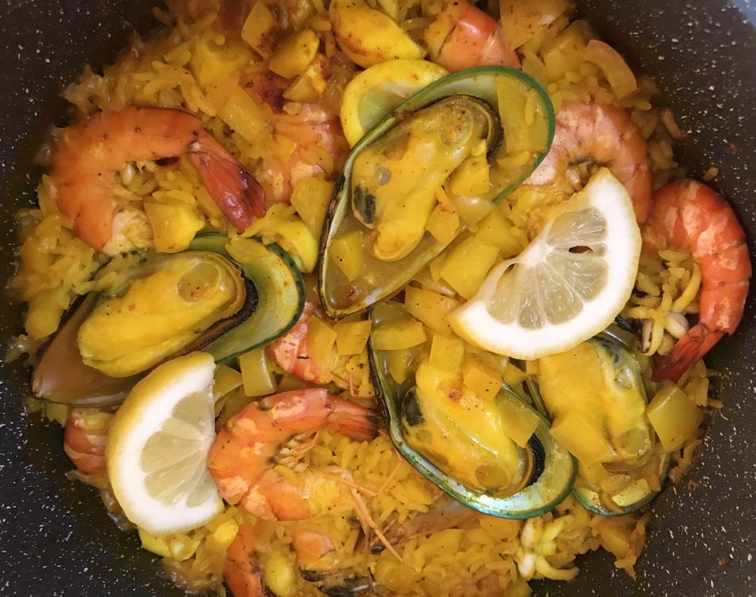 【曼食慢语】Seafood Paella 西班牙海鲜饭