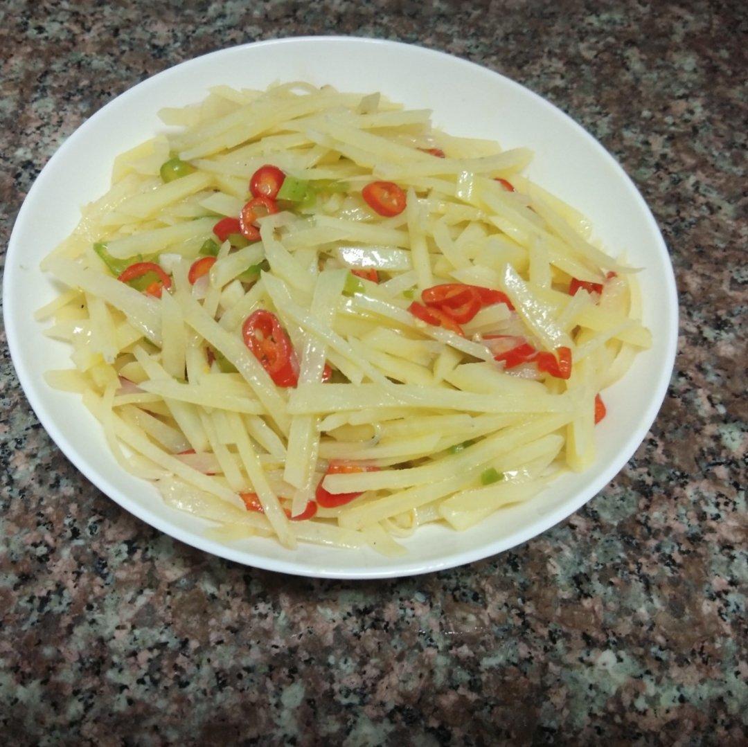 百吃不厌酸辣土豆丝