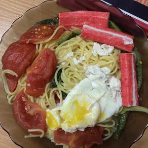 西红柿青菜鸡蛋汤面的做法 步骤3