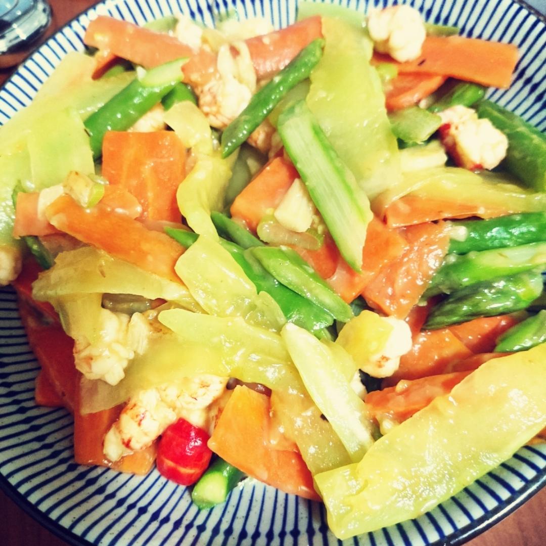 虾仁芦笋（清甜如初夏）