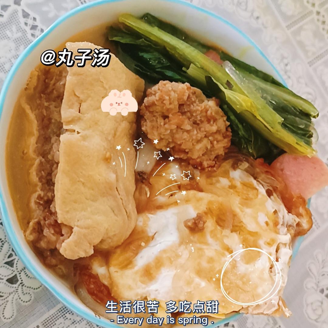 蕃茄丸子汤。
