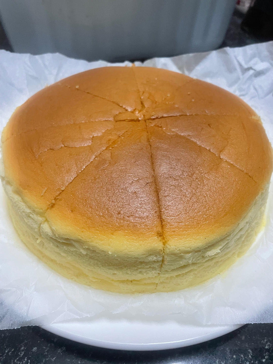 轻乳酪芝士蛋糕6寸#皮黑森林#