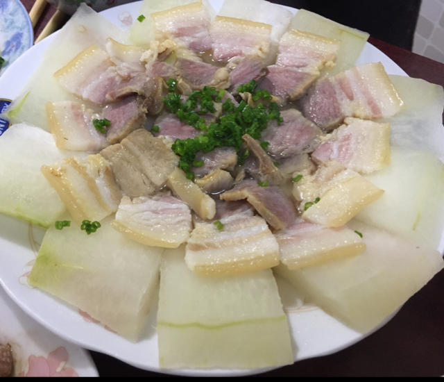 冬瓜蒸咸肉