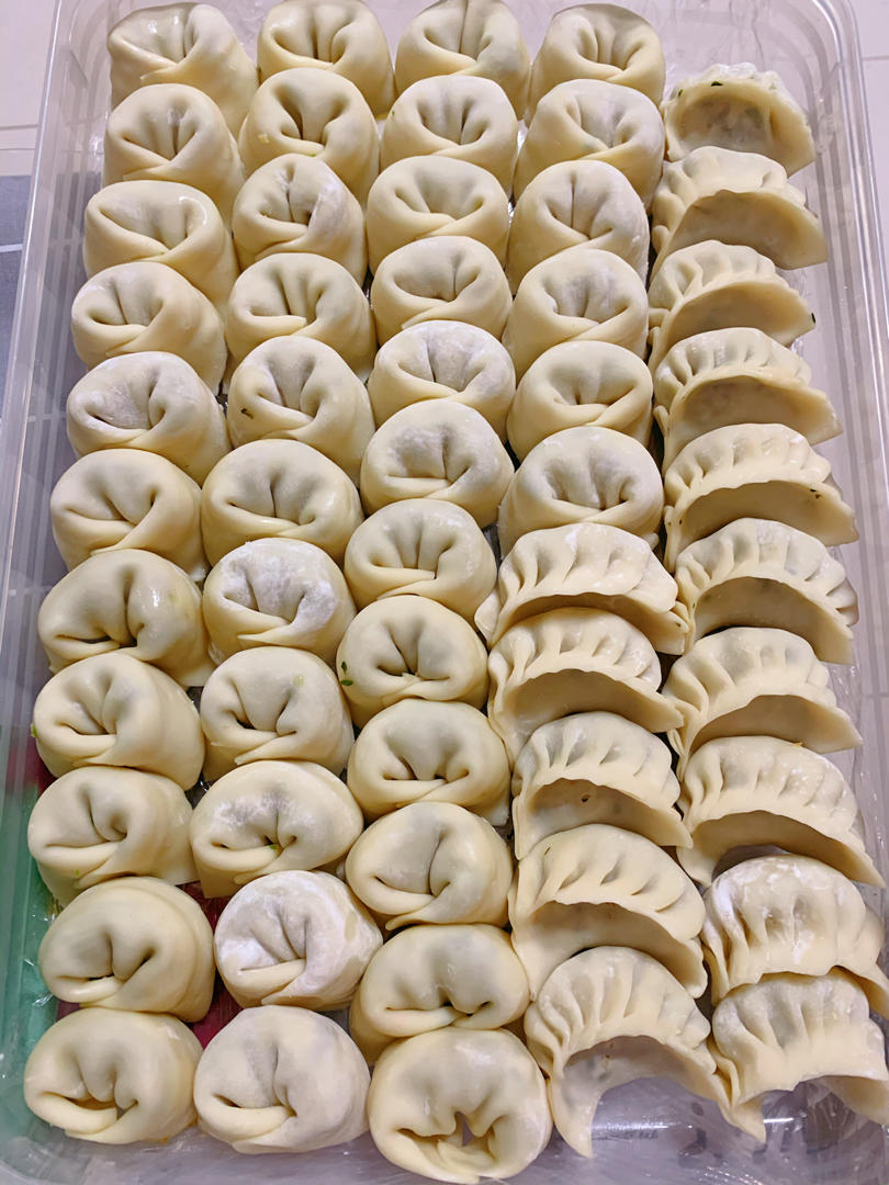 月牙饺子手法包法
