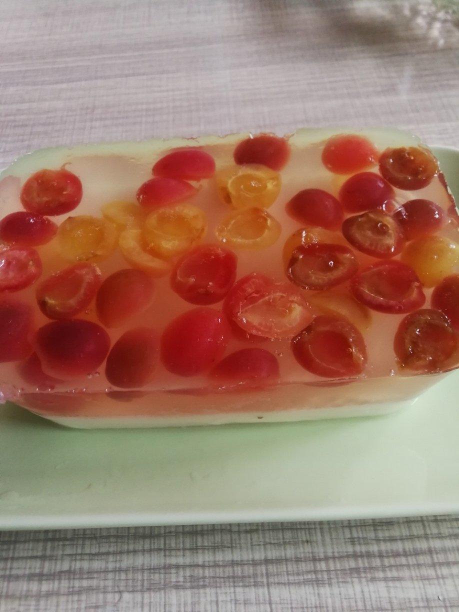 不用面粉的果冻水果蛋糕，颜值爆表
