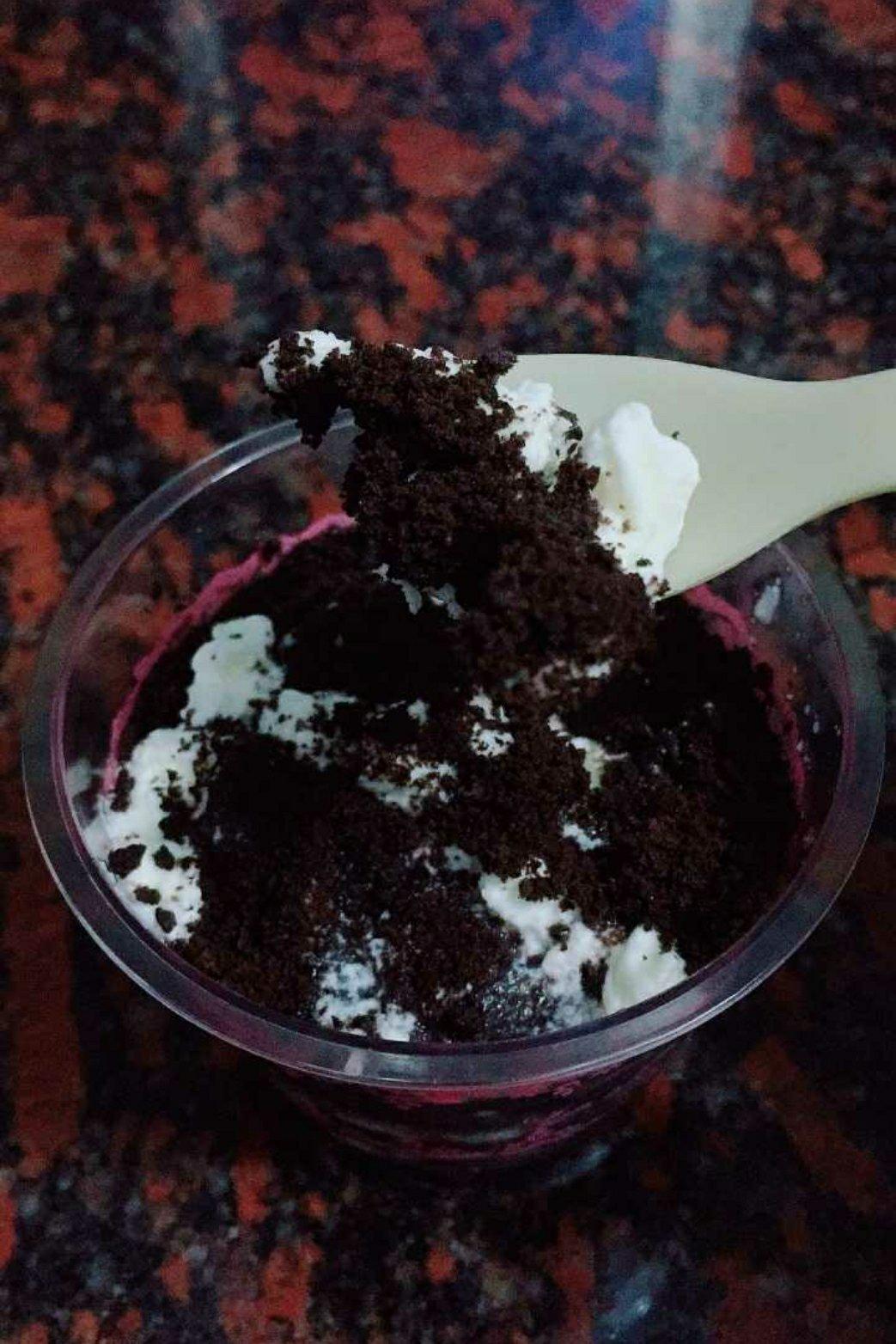 消耗淡奶油神作之一：奥利奥木糠杯