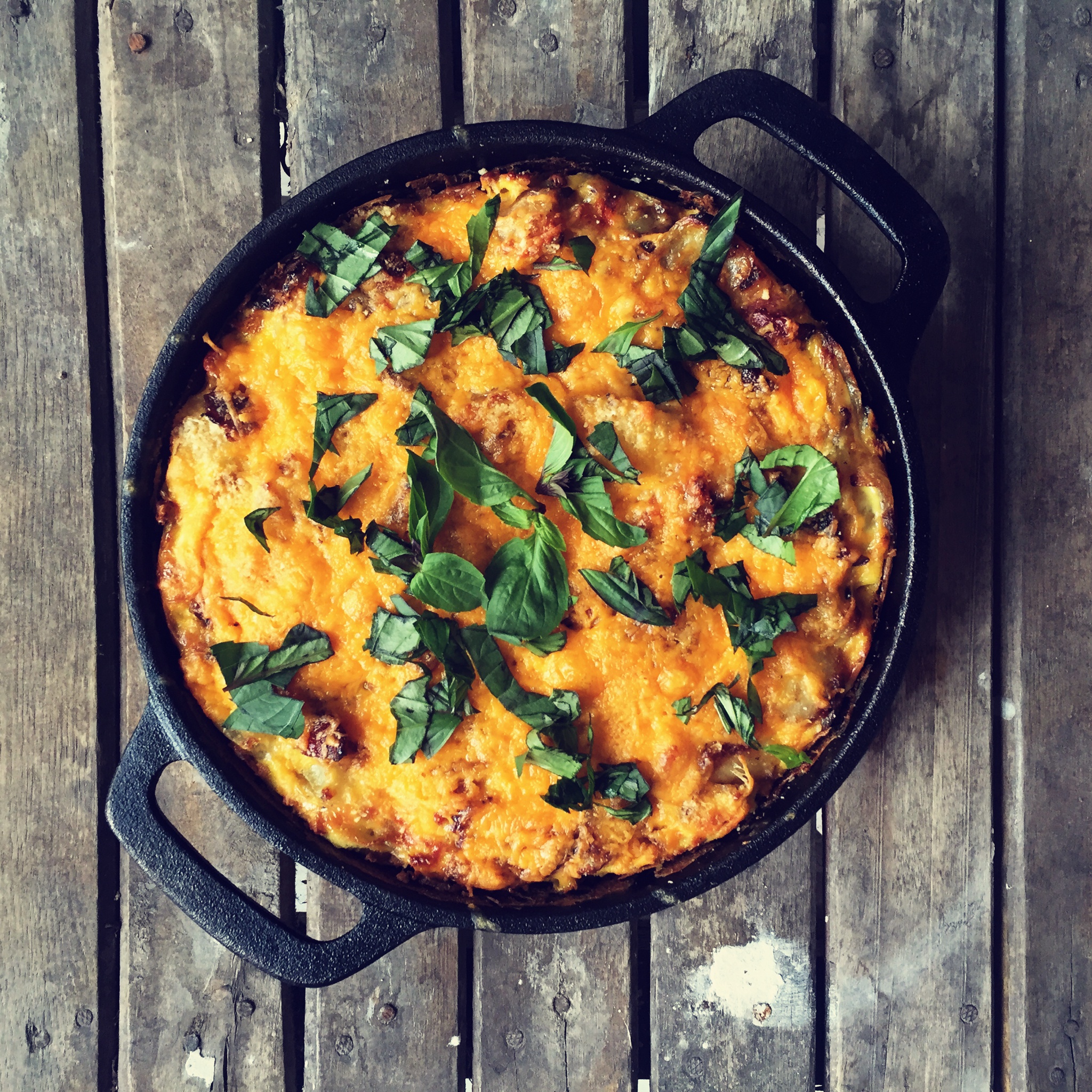 Fritatta 烘蛋啦烘蛋 培根哒～