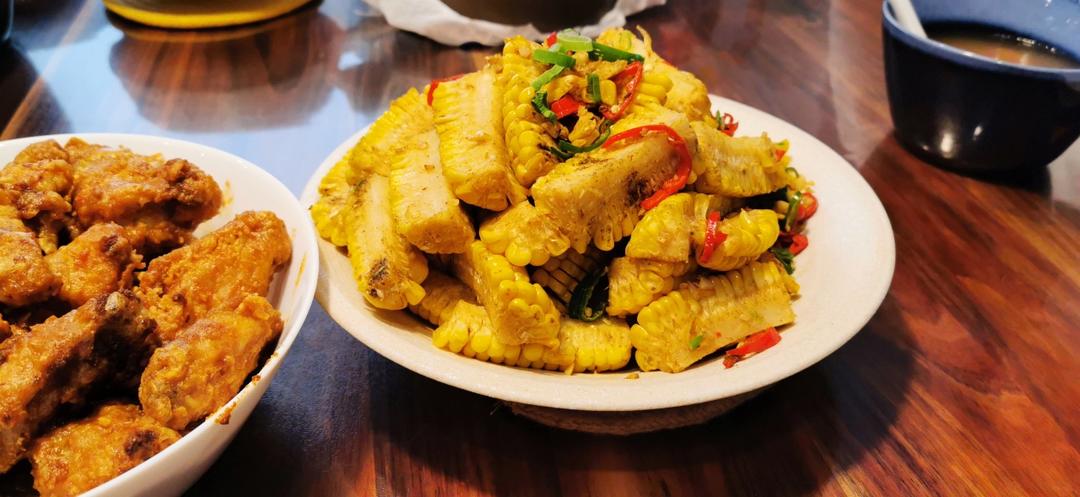 烧烤店偷师—椒盐蒜香玉米