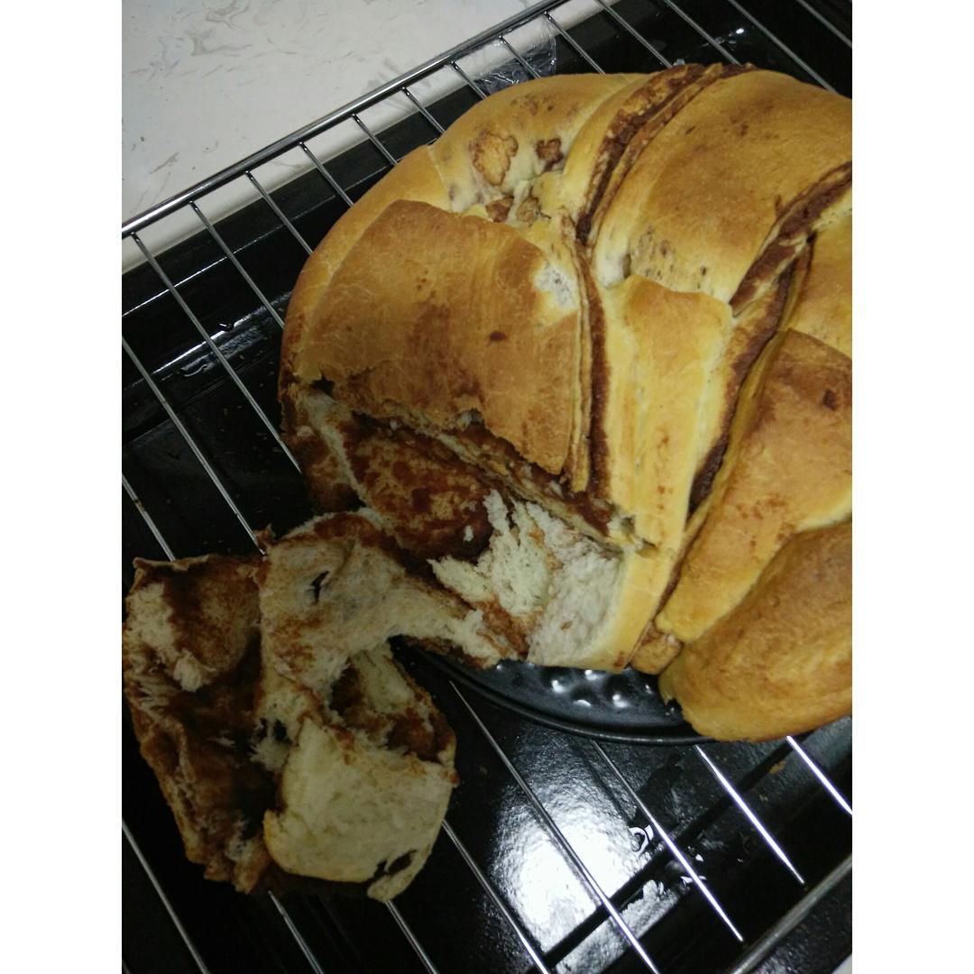 入门级不用揉出膜的手撕紫薯面包无黄油版