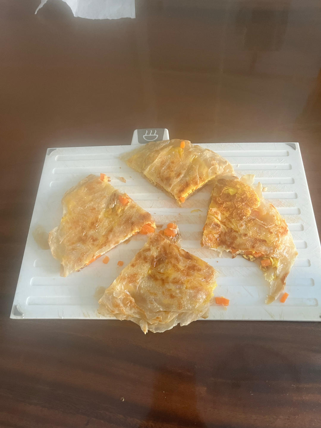 简单快手鸡蛋饼 柔软翻面不破