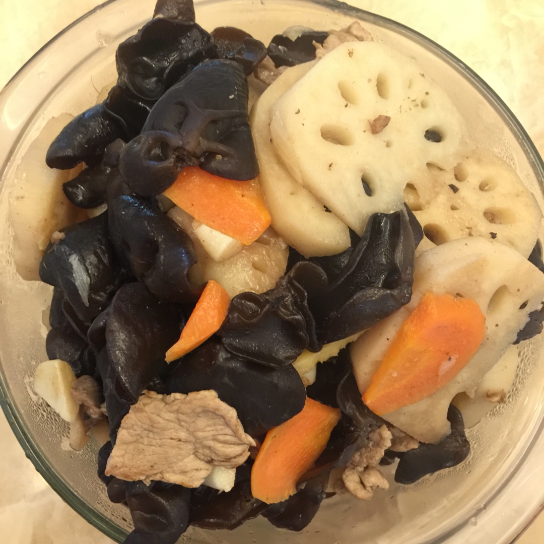 手机用户6960_ljy6做的莲藕木耳炒肉片