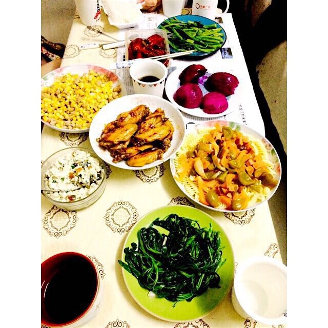 素炒意面。通心粉