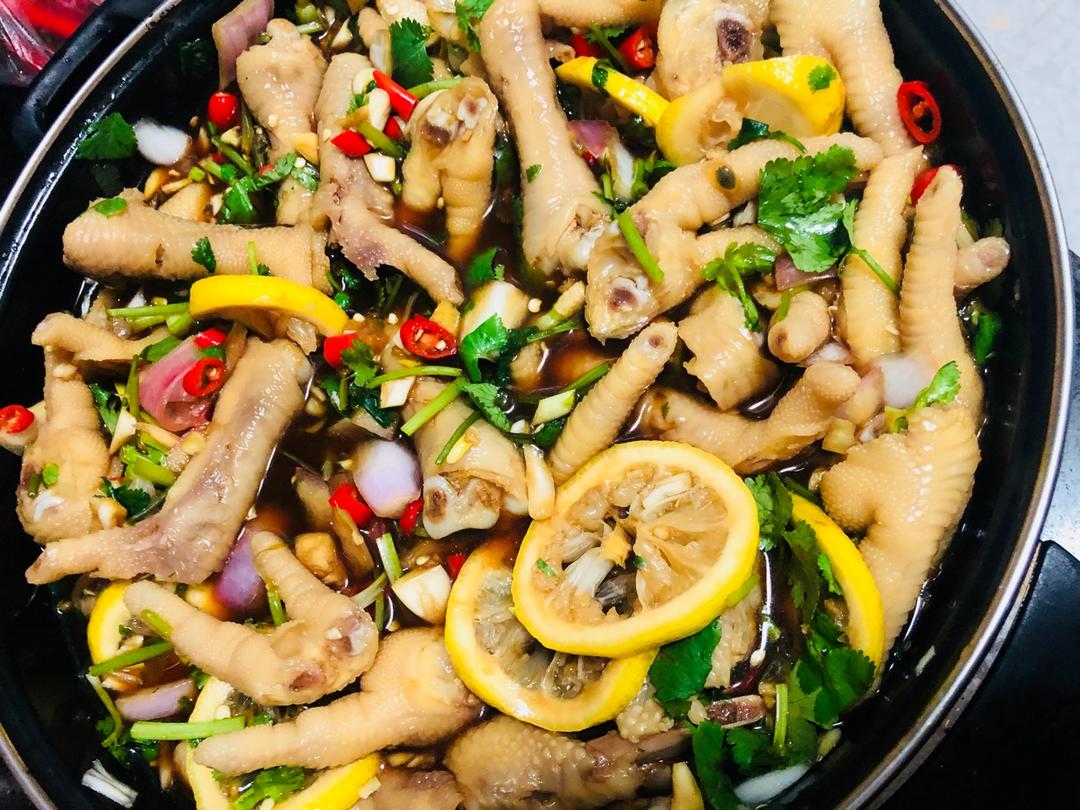 抖音网红百香果柠檬凤爪