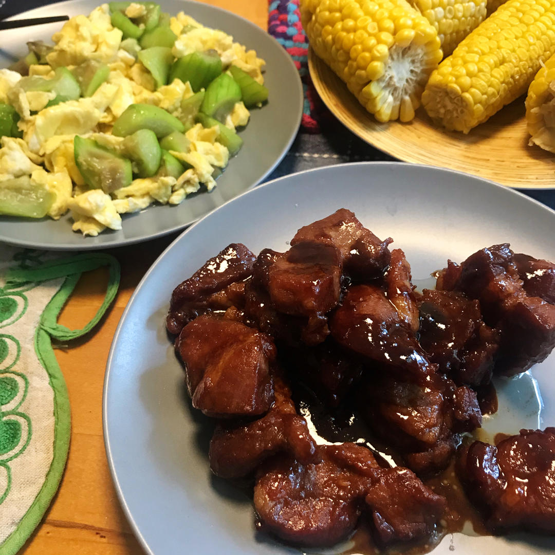 超简单平底锅叉烧肉，多汁味浓不能再快手