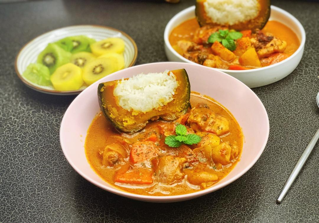 “一个南瓜”咖喱饭【曼食慢语】