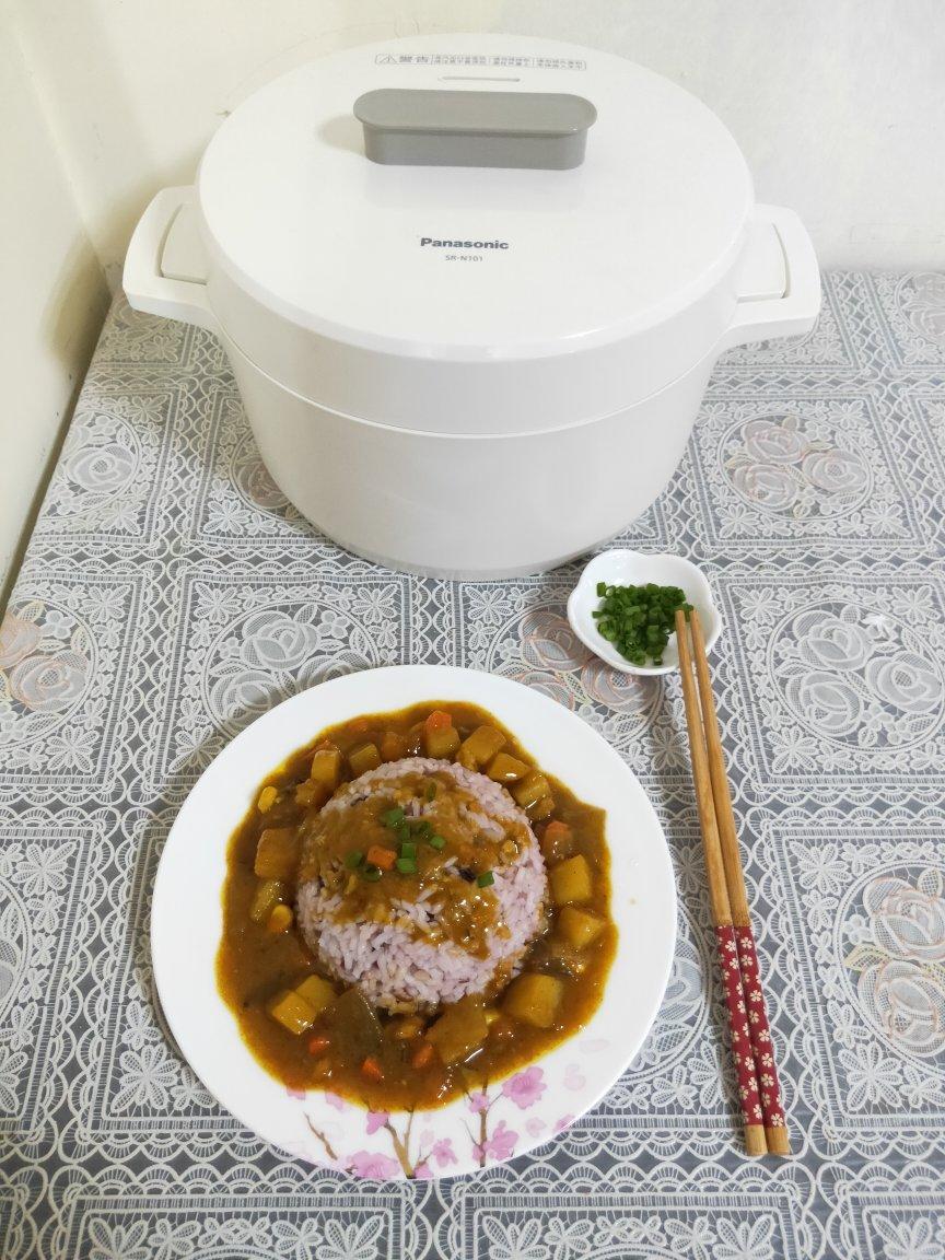 栗子南瓜咖喱鸡肉饭【松下分体式饭煲】
