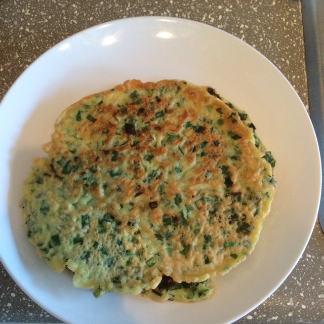 韭菜鸡蛋饼