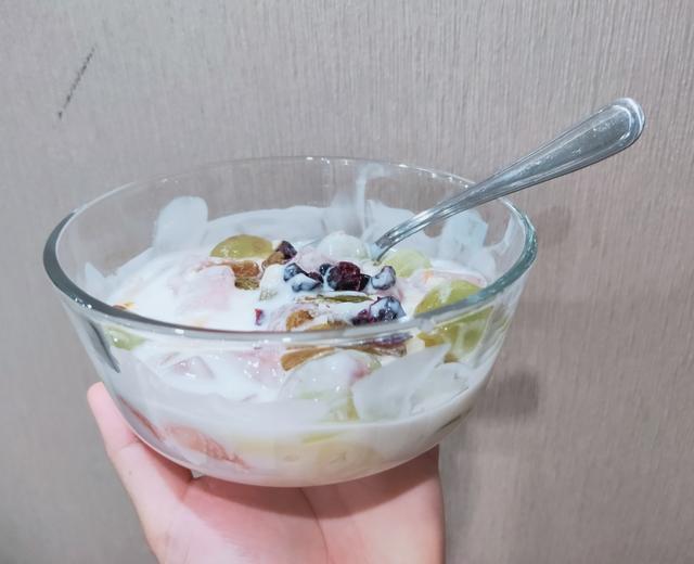 酸奶葡萄冻的做法
