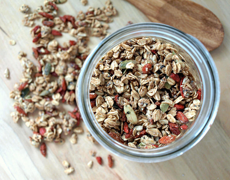 中式养生Granola：枸杞南瓜子口味（附升级版）的做法