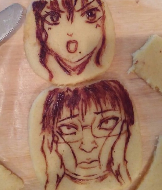 巧克力转印曲奇（不会画画也可以！绝对投食神物！）