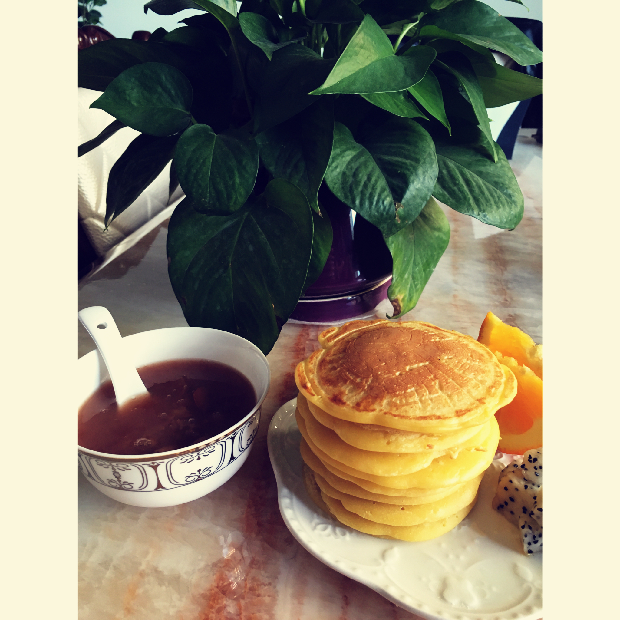 超级简单pancake【无黄油健康版】