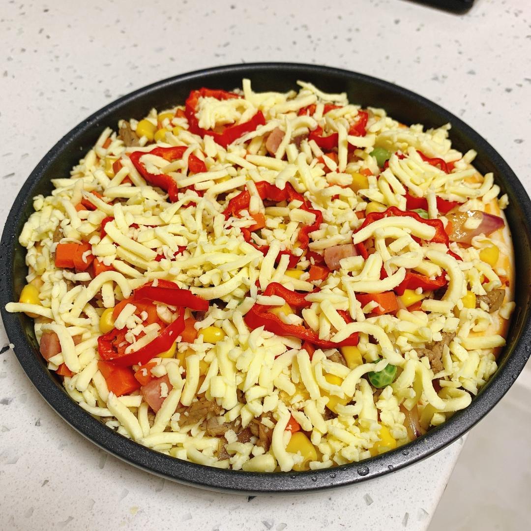 黑椒牛肉厚底披萨