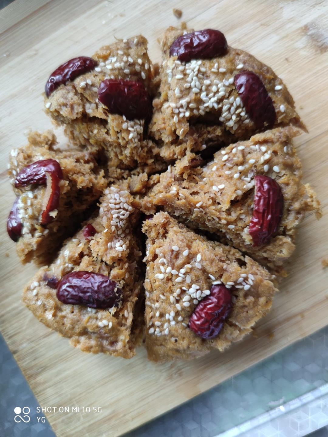 优碳水｜南瓜全麦发糕