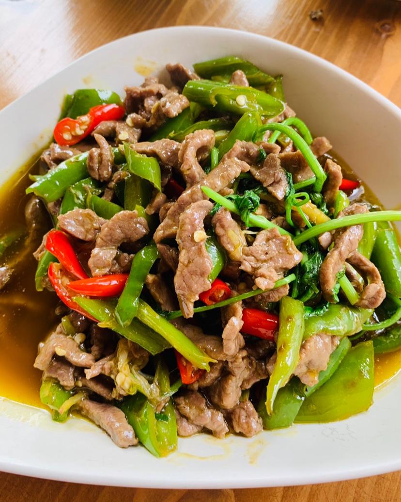 小炒黄牛肉（湘菜）