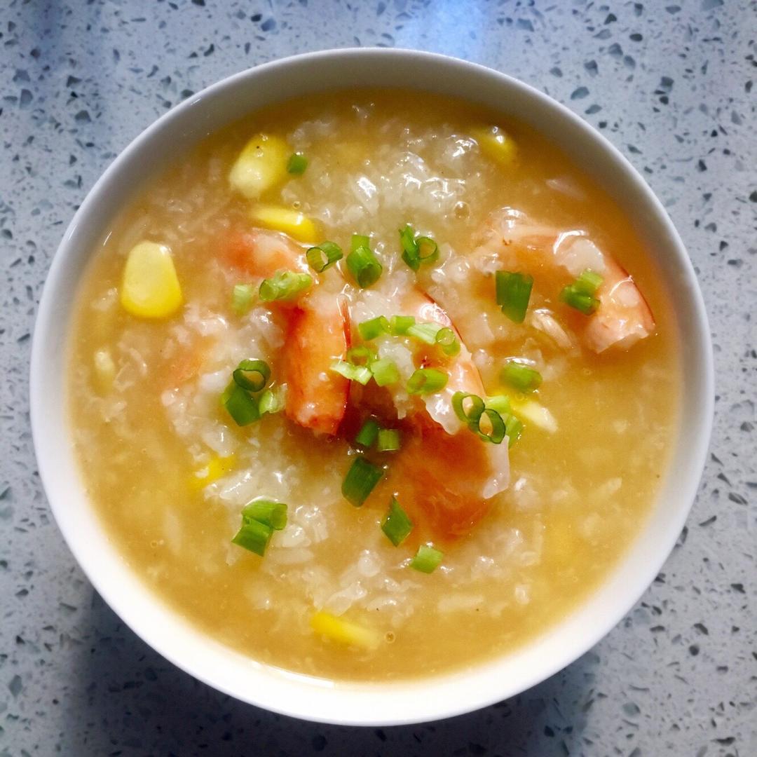 鲜虾砂锅粥