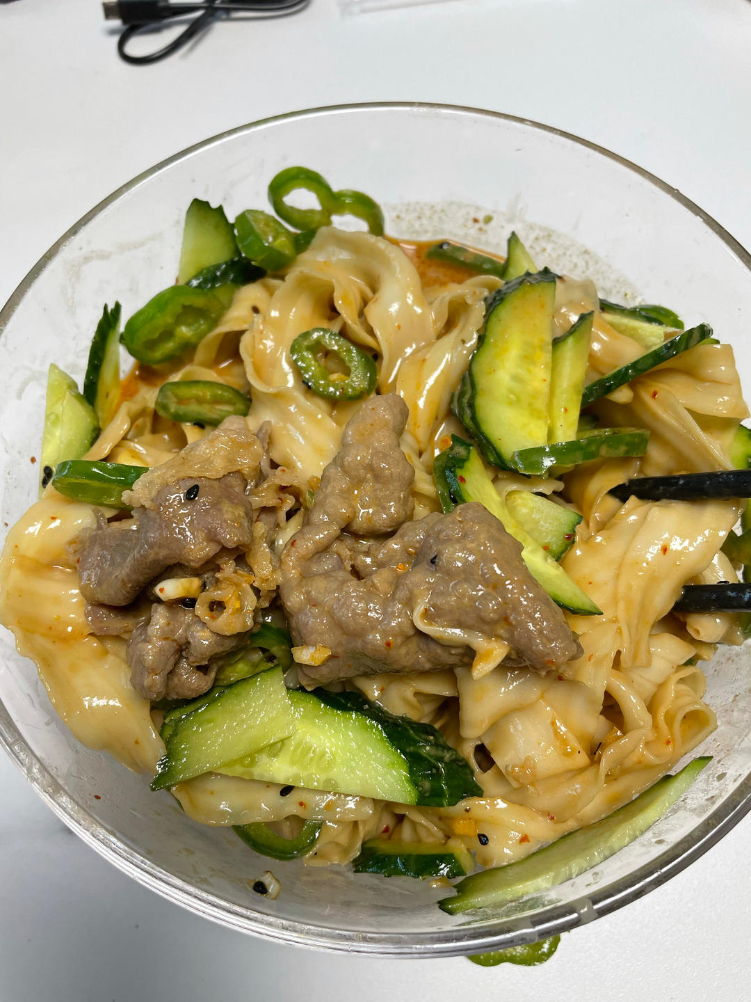 吃一次就爱上的麻酱肥牛拌面！味道绝了