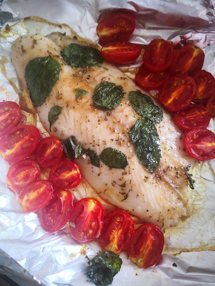 让烤箱动起来--意式香料烤龙利鱼