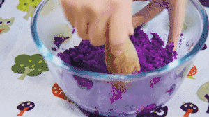 紫薯板栗松糕 宝宝辅食食谱的做法 步骤3