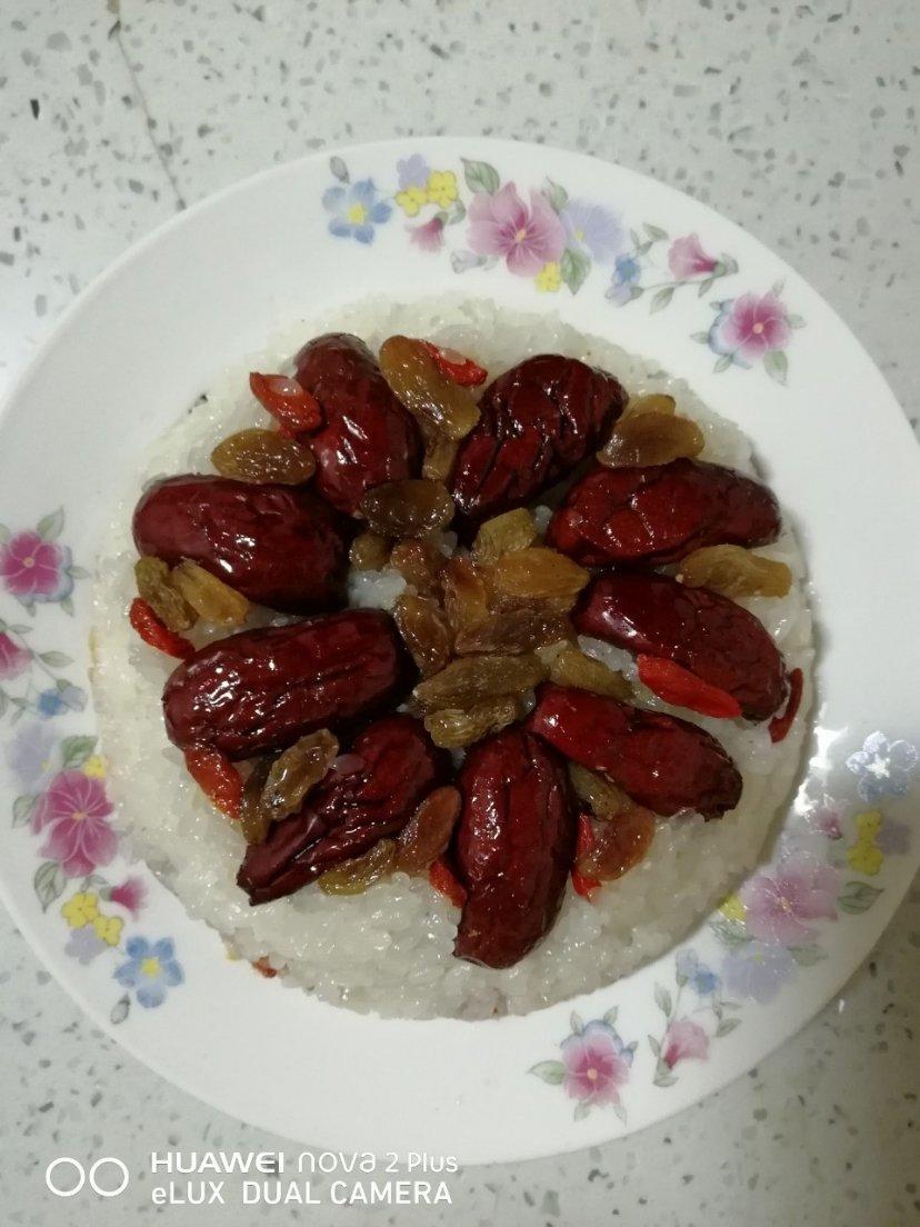 【猪油夹沙八宝饭】古法蒸糯米