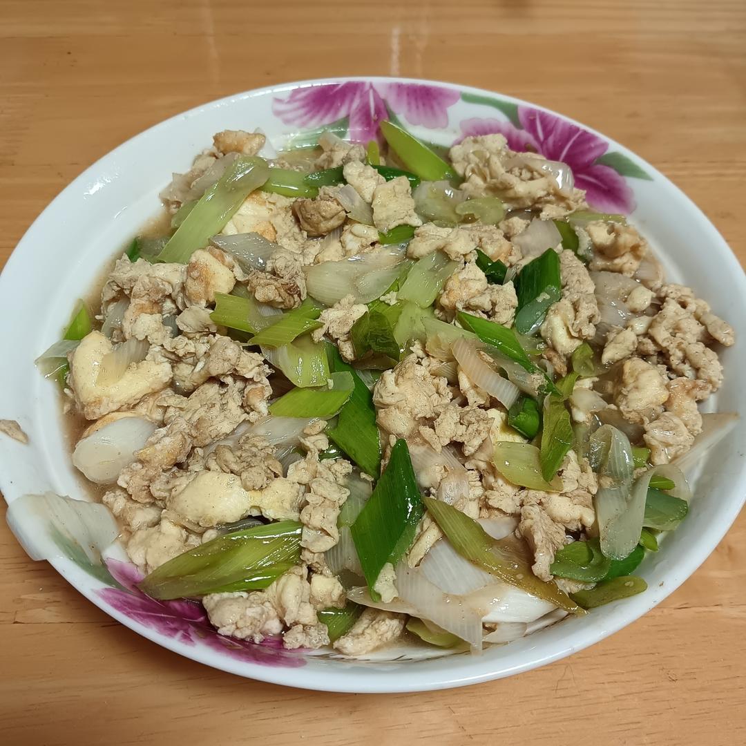 东北的大葱炒蛋