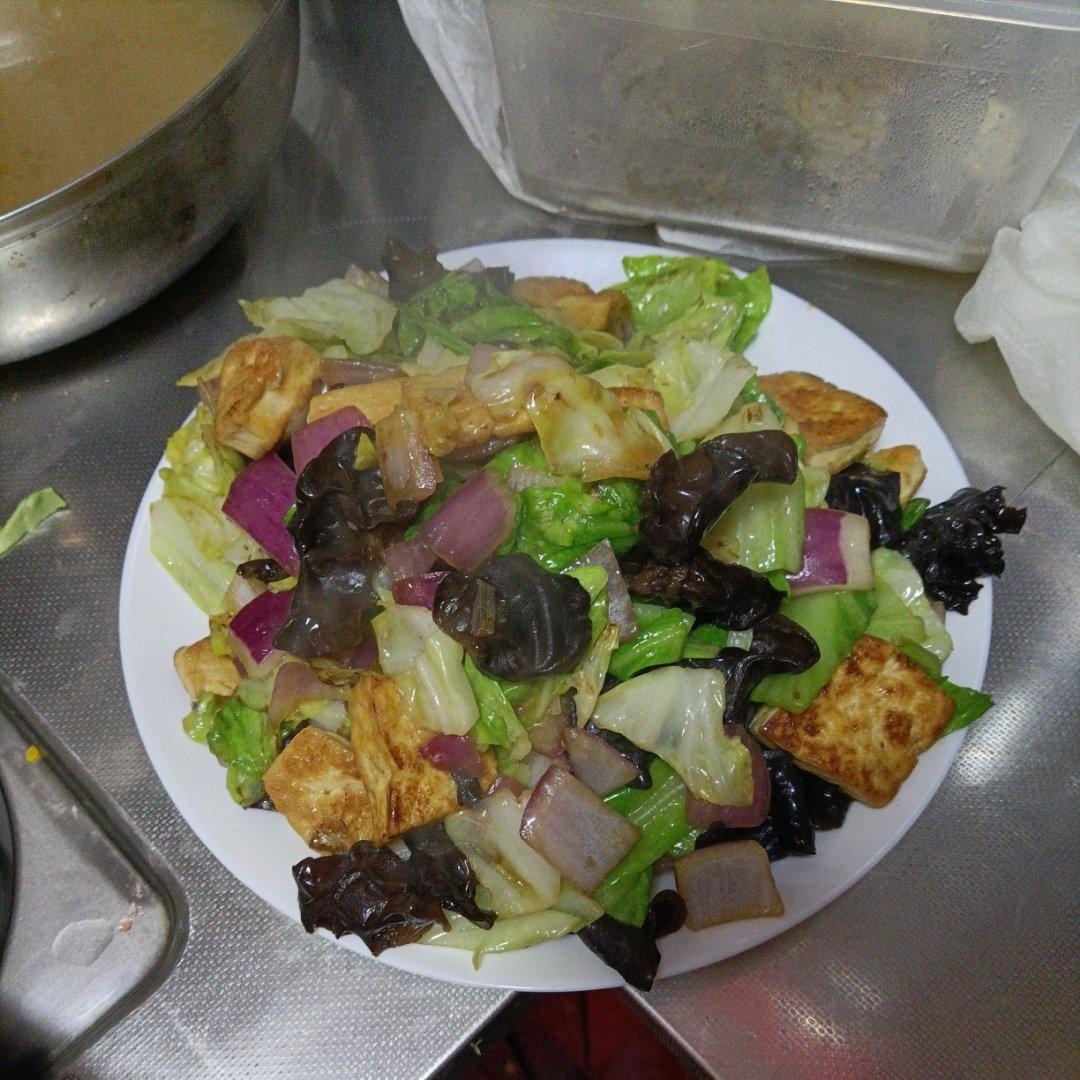 白菜木耳爆豆腐🍲-                   天津市(悦悦家）甜米小厨👧🏻