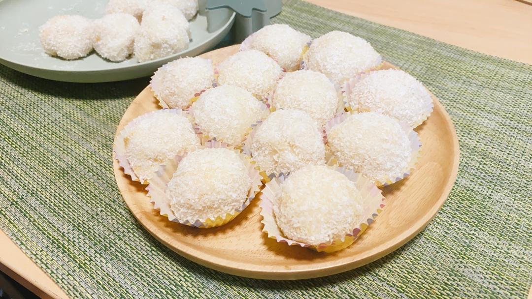 免烤箱❗️香甜软糯的芒果糯米糍，一次成功超好吃