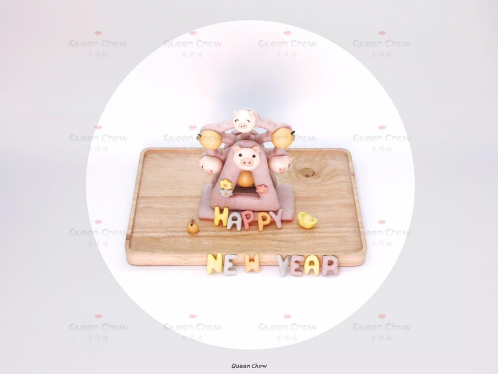 【创意卡通馒头】摩天轮---真的会转哦！