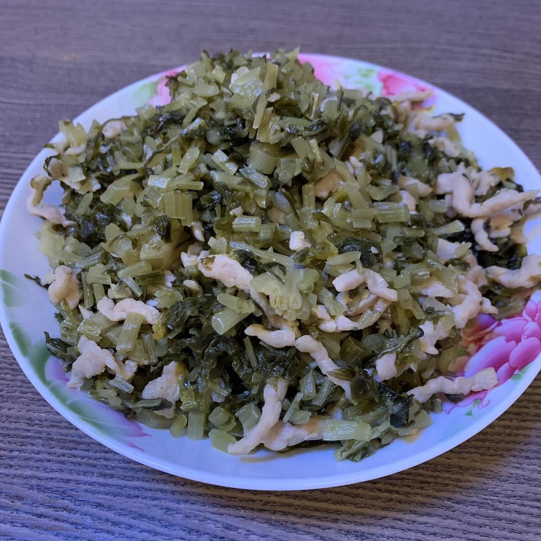 咸菜肉丝的做法